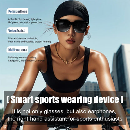 Ai Smart Glass Intelligent Sunglasses Voice Voice Assistant Wireless BT Smart Eyewear Glasses