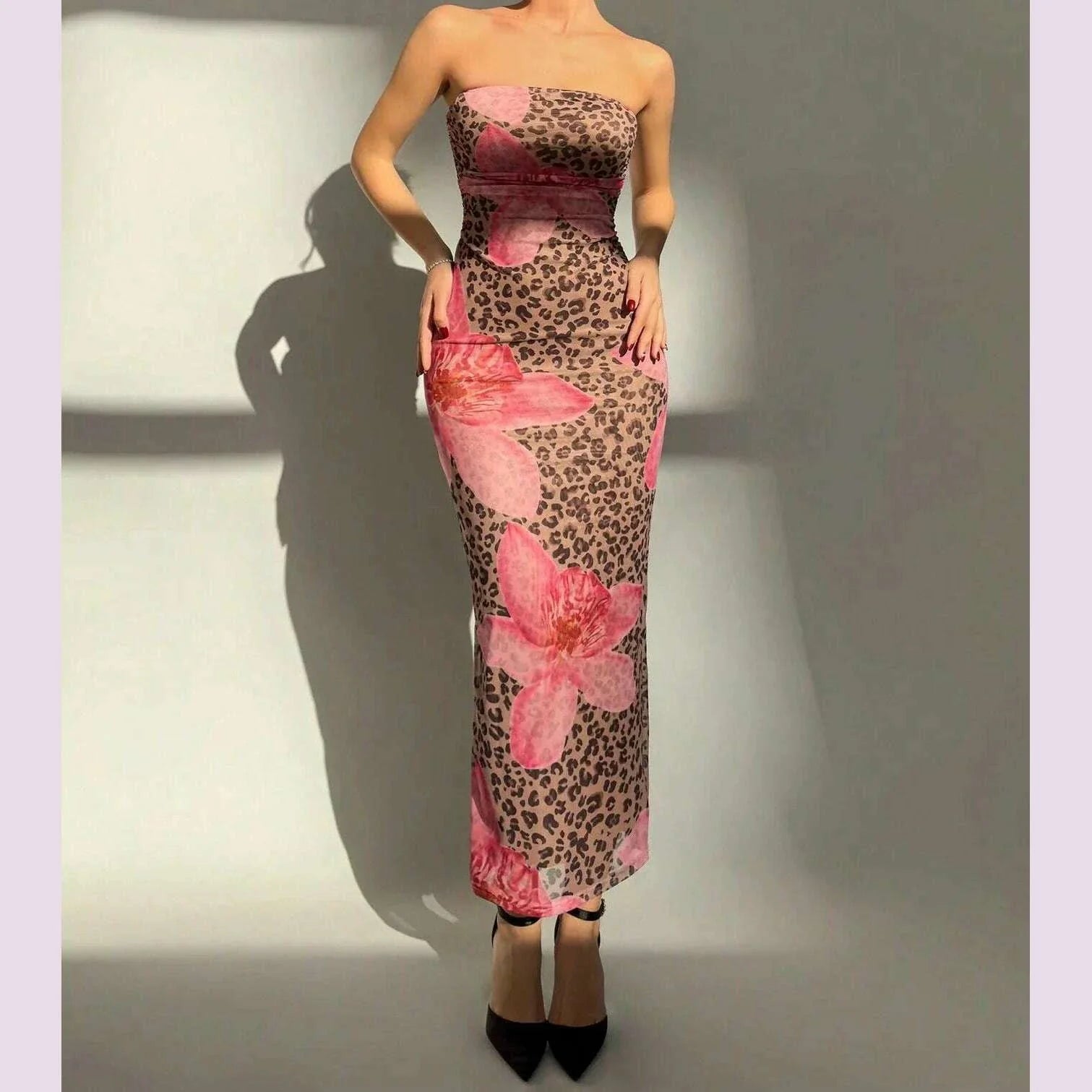 New Women's Dresses Summer Vintage Strap Casual Slim Elegant Evening Sleeveless Night Ruffles Sexy Maxi Long Dress Vestidos Sexy