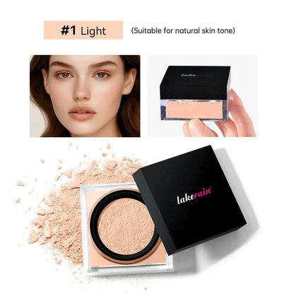 4 Color Luxury Loose Setting Powder Face Foundation Oil-Control Brighten Skin Full Coverage Face Beauty Makeup Powder Cosmetics