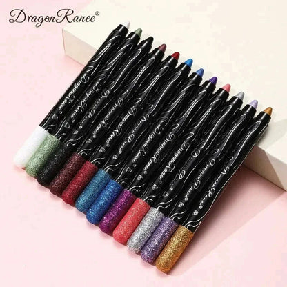 Shiny Pearlescent Highlighter Eyeshadow Pencil Waterproof Lasting Glitter Eyeliner Gel Pen Makeup Lying Silkworm Eyeshadow Pen