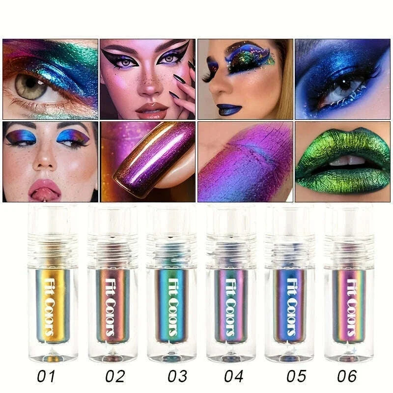 Color Changing Polarized Lip Gloss Lip Gloss Lipstick Stage Makeup Halloween Drama Long Lasting Appearance Waterproof Valentine'