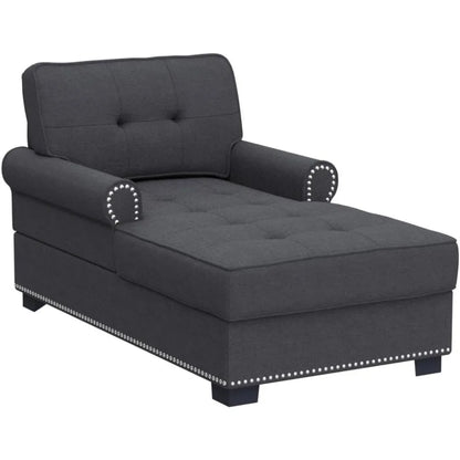 Cozy Chaise Lounge Indoor Living Room Chase Chair Upholstered Chaise Lounges Sleeper for Bedroom Living Room Home Small Place,D