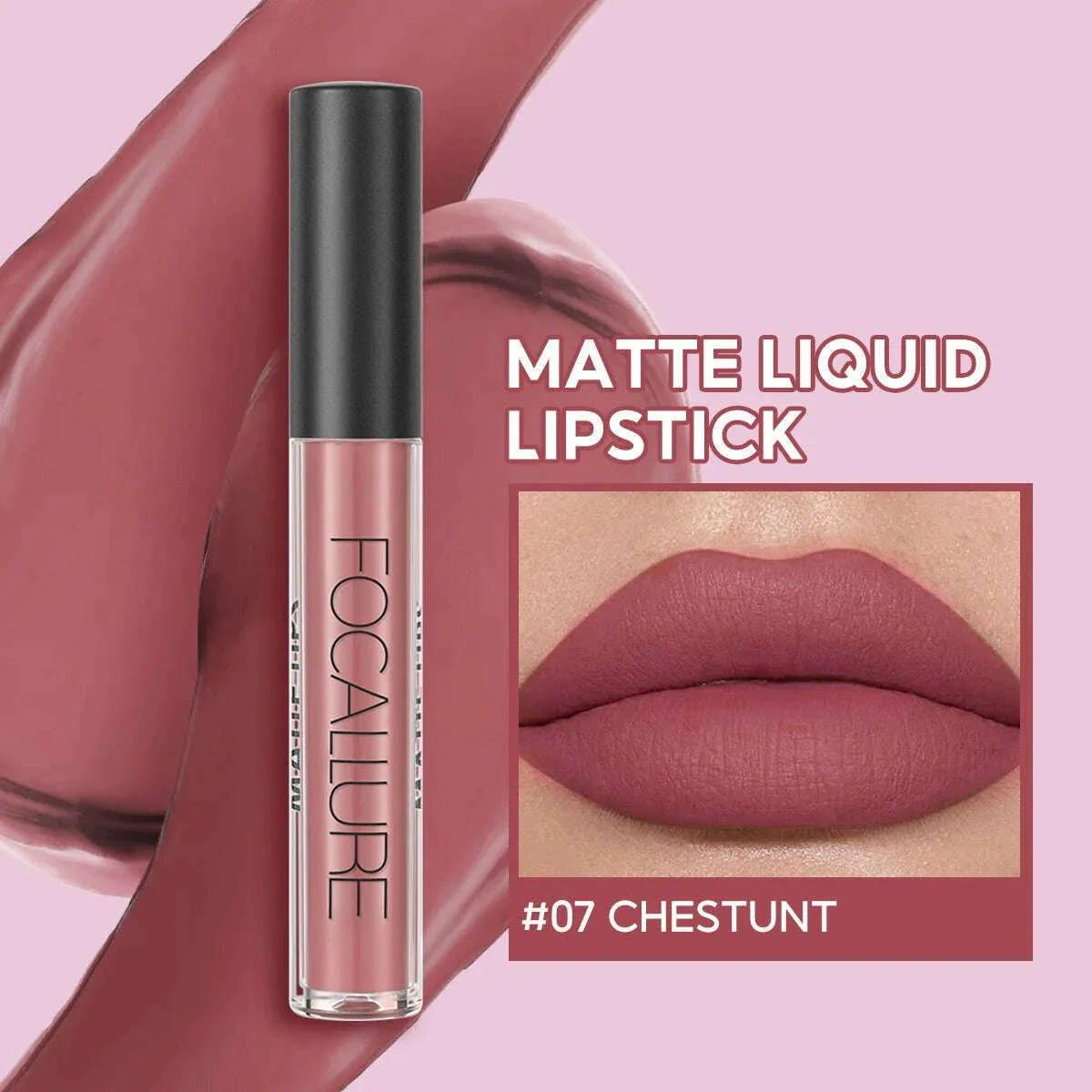 Focallure Wholesale Hot Liquid Lipgloss Matte Lipstick 37 Colors Waterproof Lip Stick Lip Tint Long Lasting Lips Makeup Woman
