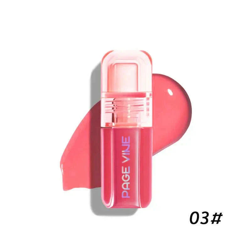6 color pearl liquid powder blusher waterproof, sweat proof, halo proof, natural and durable rouge