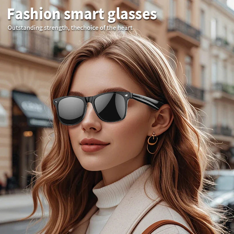 AI smart glasses AI intelligent voice video real-time translation Multiple lenses such as sunglasses,myopia,can be configured