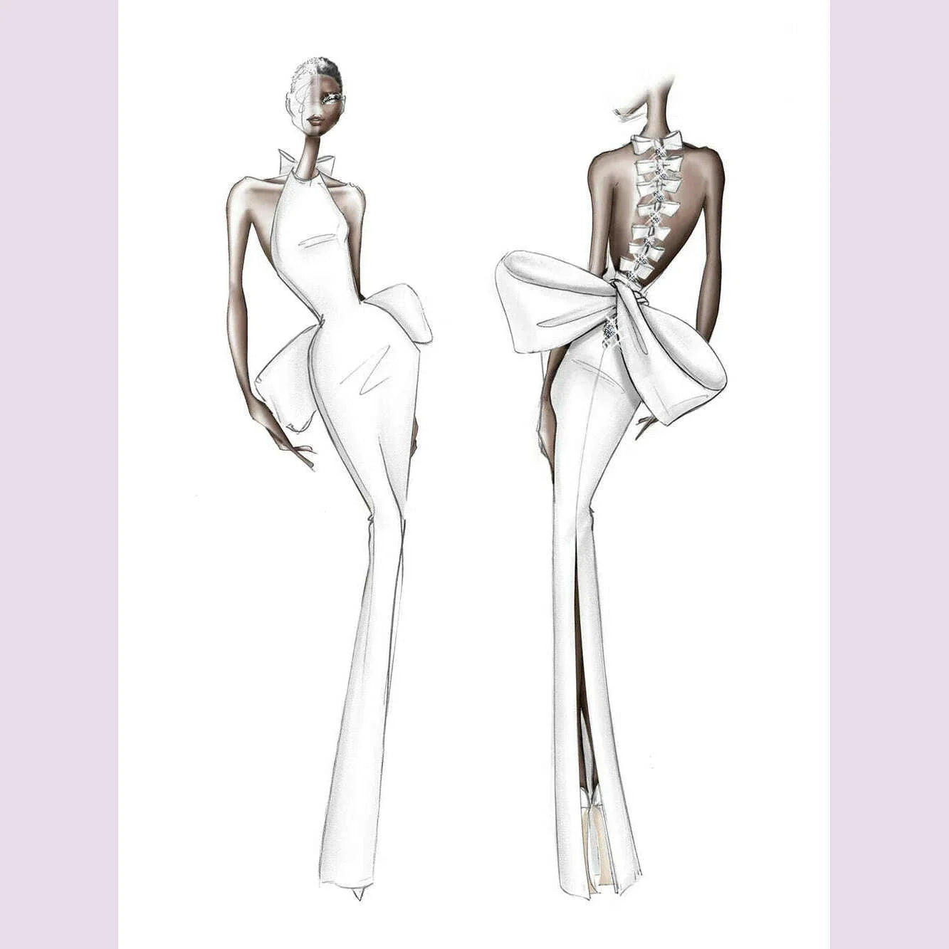 Modphy Party Bandage Bow Halter Evening Maxi Dress Women Sexy Backless Off Shoulder Sleeveless Long Female Dresses Lady Robes