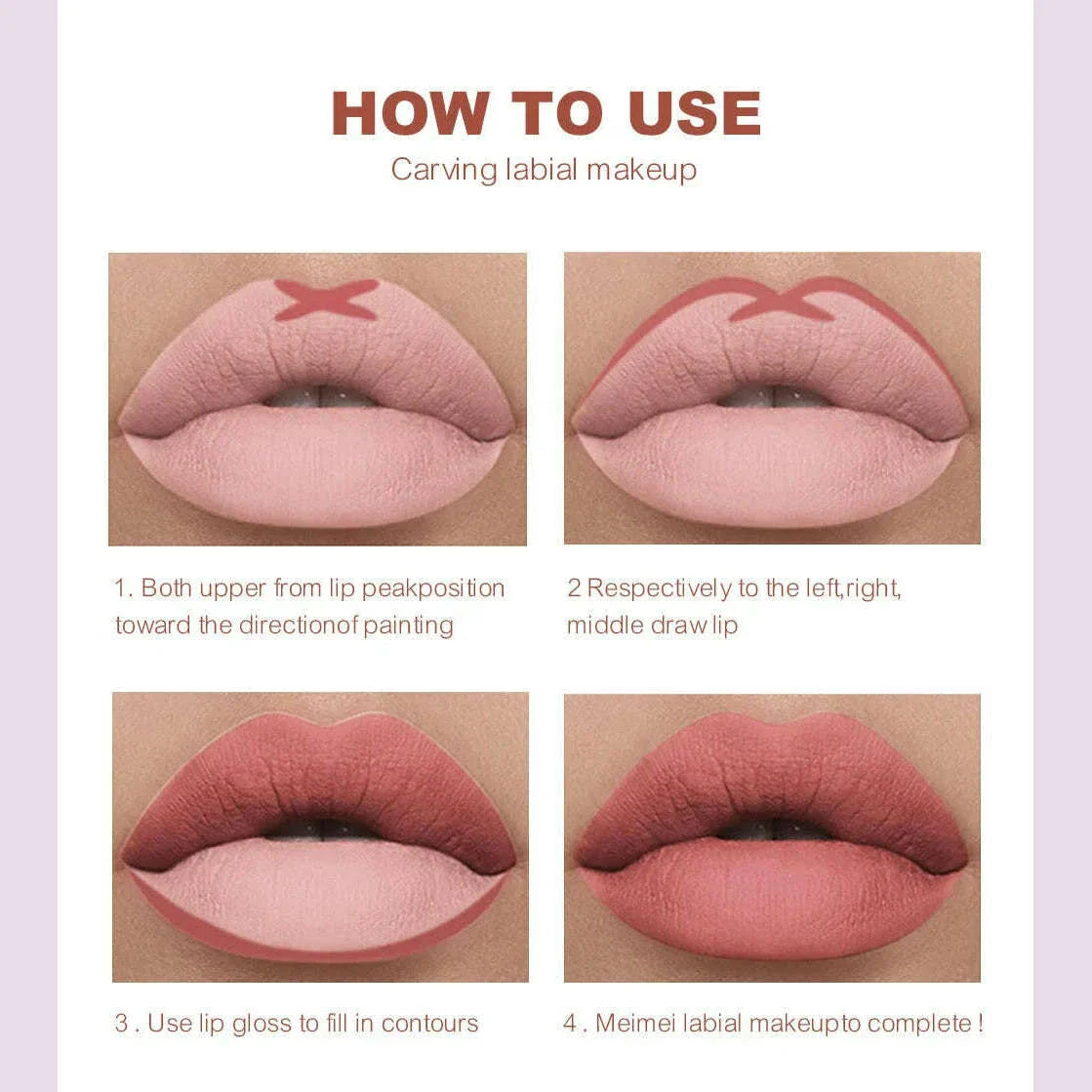 12 Colors Nude Matte Lipstick Pen Lip Liner Pencil Waterproof Long Lasting Lipgloss Plum Pink Plump Lip Stain Korean Cosmetics