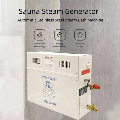 4.5/6/7/8/9KW Sauna Spa Steam Generator For Home Steam Shower with Digital Controller Sauna Room SPA Steam Bath Machine