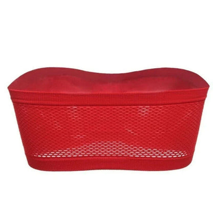 Lady's Sexy Strapless Crop Top Bra Bandeau Boob Tube Brassiere Summer Breathable Mesh Invisible Strapless Chest Wraps Tube Tops