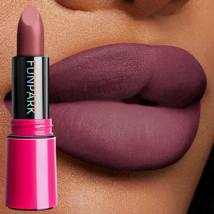 25-Color Matte Lipstick Waterproof Long Lasting  Velvet Finish Lip Tint Smooth Matte Lip Color Smudge-proof Lip Liner Lip Makeup