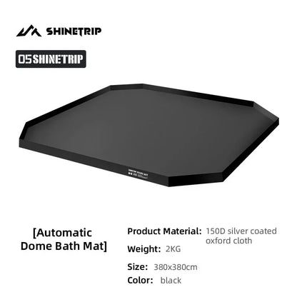 ShineTrip Auto Dome Canopy Series Silver Coated Canopy Oversized Quick Setup Sunproof Camping Auto Dome House Waterproof Tent