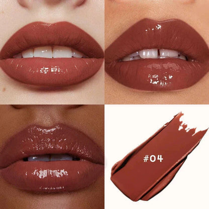 Watery mirror lipstick white not easy to stain the cup water light moisturizing lip glaze lip gloss