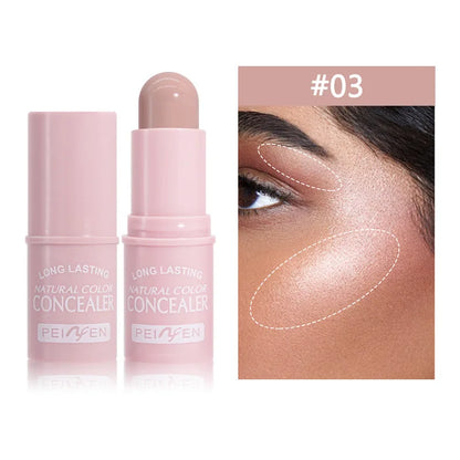 Highlighter Stick Brightening Skin Tone Contouring Natural Stereo Concealer Cream Makeup Base Foundation Multi-Purpose Stick