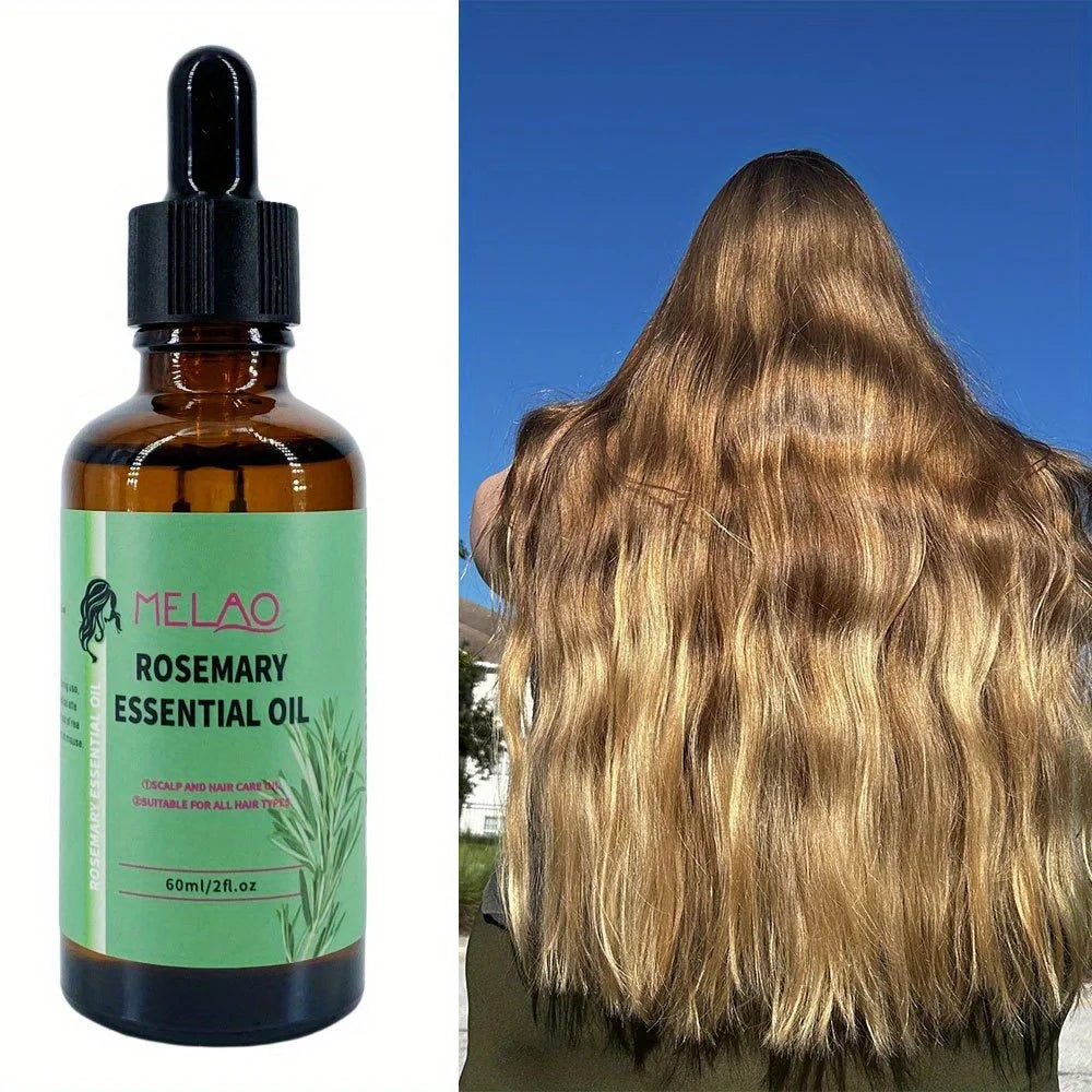 GZE Rosemary Hair Oil For All Hair Types 60ml Multi-Purpose For Hair And Body Care  Premium Essential Oil Moisturizing