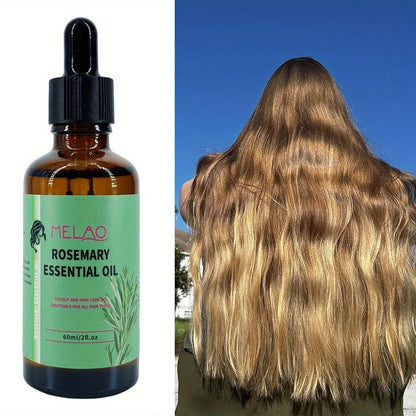 GZE Rosemary Hair Oil For All Hair Types 60ml Multi-Purpose For Hair And Body Care  Premium Essential Oil Moisturizing