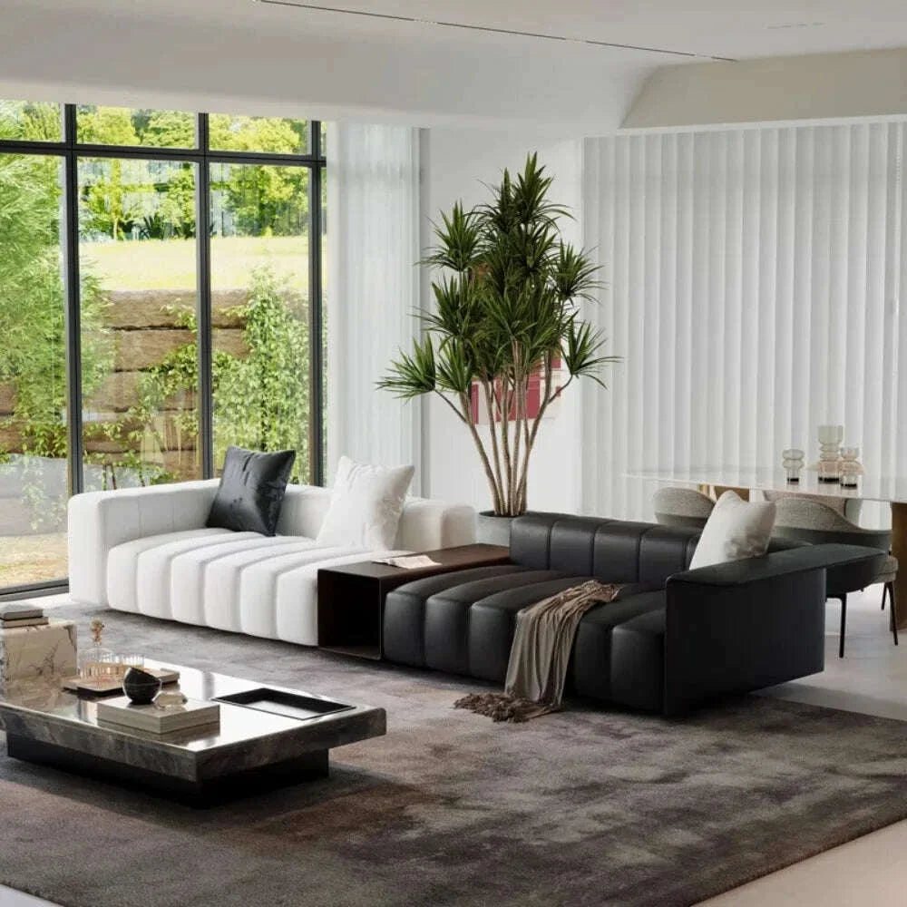 Italian Minimalist Sofa Living Room Recliner Multifunctional Modern Designer Sofa Elegant Luxury Divano Soggiorno Home Furniture