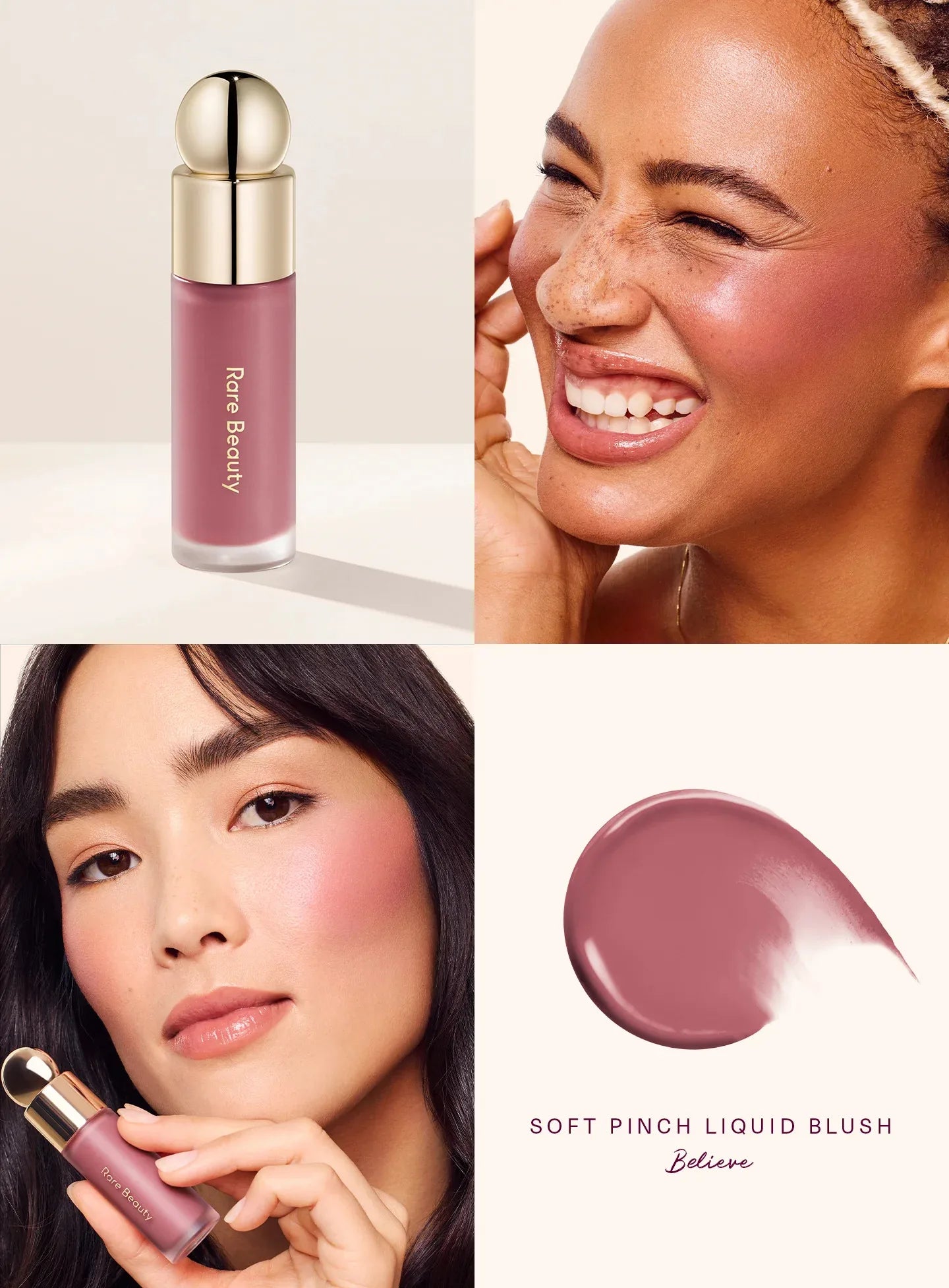 RARE Beauty Makeup Lipstick Phone Case Moisturizer Lip Gloss Lines Lasting Nourishing Ins Hope Honesty Happy Wonder Joy with Box