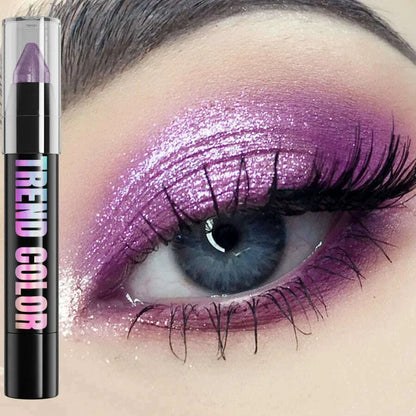 24 Colors Pearlescent Glitter Eyeshadow Eyeliner Pencil Waterproof Matte Nude Eye Shadow Eye Makeup Shimmer Highlighter Pen Tool