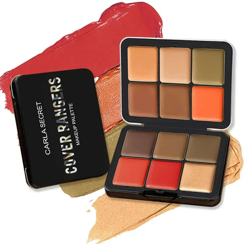 12-color iron box concealer blush cream matte highlight contour makeup all-in-one palette