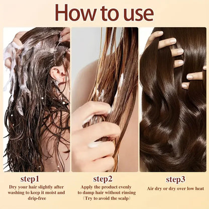 Collagen Hair Care Deep Repair Conditioning Moroccan Argan Oil Hair Mask Essence Suitable for Dry and Damaged Hair