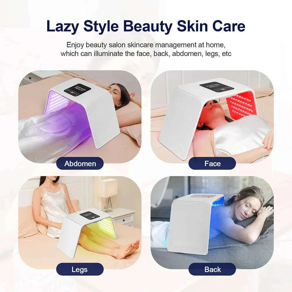 7 Colors LED Mask Face&Body Salon SPA Lamp Skin Moisturizing Rejuvenation  Anti Wrinkle Beauty Skin Care Equipment