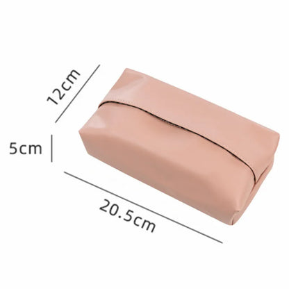 Leather Tissue Box Car Tissue Box Home Living Room Decoration Bedroom Kitchen Desktop Nordic Large Storage Box Napkin Holder
