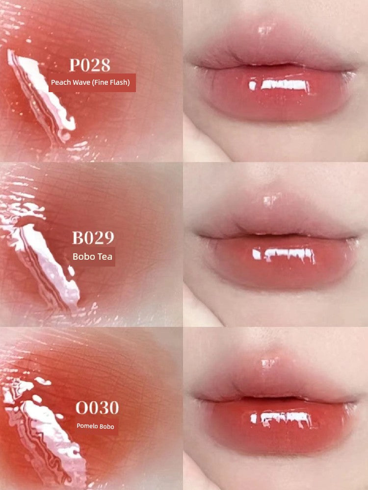 In Stock Colorkey Kelaqi Lip Lacquer Lip Essence Wave Lip Gloss Mirror Water Light Lipstick Lip Gloss Moisturizing