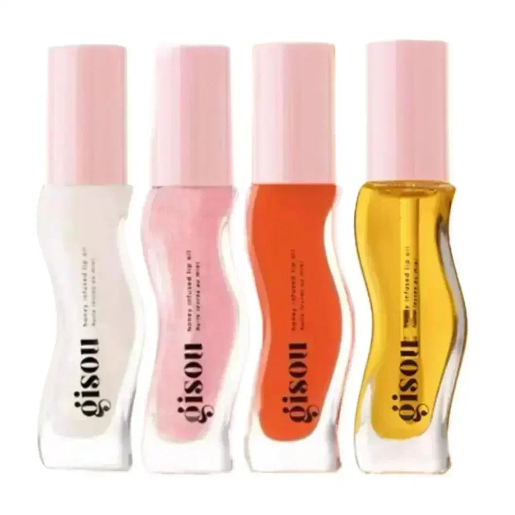 Gisou Fruit Honey Lip Balm Long Lasting Moisturizing Nourishing Lip Oil Gloss Care Exfoliating For Women Improve Lip Dryness