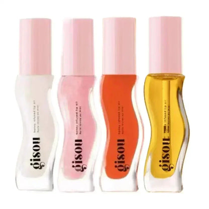 Gisou Fruit Honey Lip Balm Long Lasting Moisturizing Nourishing Lip Oil Gloss Care Exfoliating For Women Improve Lip Dryness