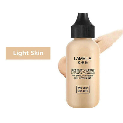 3 Colors Long Lasting Liquid Foundation Waterproof Cover Acne Spot Natural Face Base Makeup Matte Concealer Foundation Cosmetic