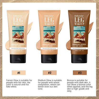 100ml Leg Makeup Long-lasting Waterproof And Anti-Transfer Concealer Even Skin Tone Wheat Tan Brown Liquid Foundation