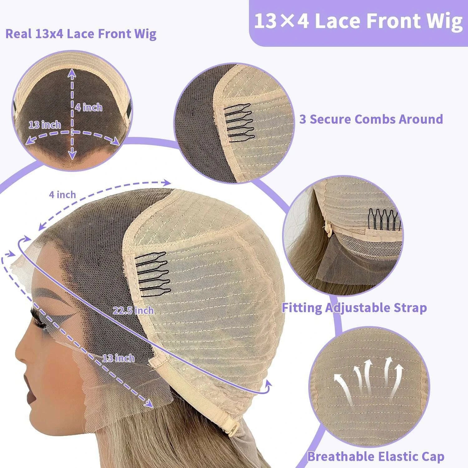 13x4 13x6 Highlight Brown Ash Blonde Colored Wigs for Women Brazilian Virgin Human Hair Loose Body Wave Wig Preplucked Hairline