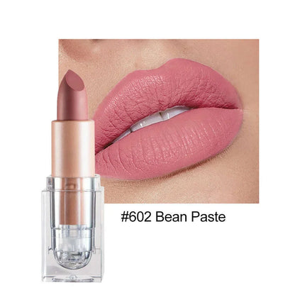 Handaiyan 12 Colors Matte Waterproof Velvet Nude Lipstick Sexy Red Brown Pigments Makeup Long Lasting Profissional