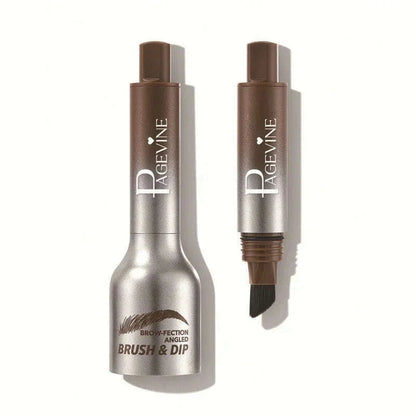 PAGEVINE Eyebrow Balm Large Brush Head Eyebrow Hairline Multi-Use Balm Non-Smudging Longlasting Press Wild Eyebrow Pencil Makeup