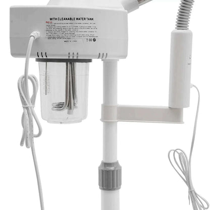 2 in 1 Combi Unit Steamer Magnifying Lamp Magnifying Lamp Hot Vapozone Ozone Streamer Steam Device Facial Sauna Machine 750W