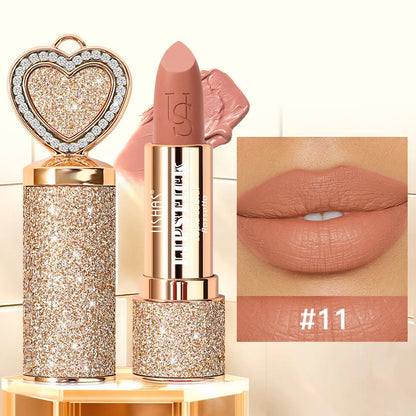 Velvet Matte Lipstick Waterproof Hydrating Long Lasting Non Transfer Lip Gloss Bold Sexy Shades for Women