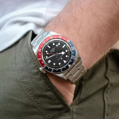 PAGANI DESIGN 2025 BB40 GMT Men's Watches Top Brand Luxury Mechanical Watch AR Sapphire Waterproof Automatic Watch For Men 1706