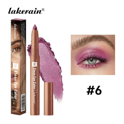 1pc Shimmering Eyeshadow Highlight Stick Glitter White Eyeshadow Pencil for Bright Eyes Dazzling Effect Makeup Highlighter