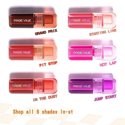 6 color pearl liquid powder blusher waterproof, sweat proof, halo proof, natural and durable rouge