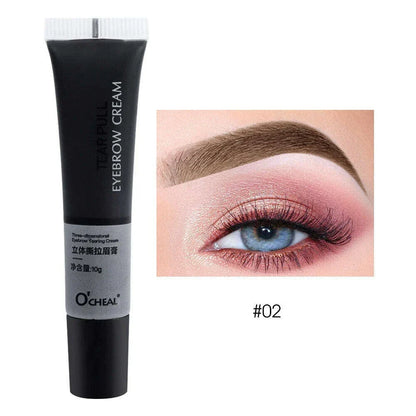 Tearing Eyebrow Gel Makeup Semi-Permanent Waterproof Long Lasting Tattoo Tint Sweatproof  Peel Off Dye Eyebrow Cream Cosmetics