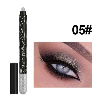 Shiny Pearlescent Highlighter Eyeshadow Pencil Waterproof Lasting Glitter Eyeliner Gel Pen Makeup Lying Silkworm Eyeshadow Pen