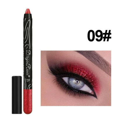 Shiny Pearlescent Highlighter Eyeshadow Pencil Waterproof Lasting Glitter Eyeliner Gel Pen Makeup Lying Silkworm Eyeshadow Pen