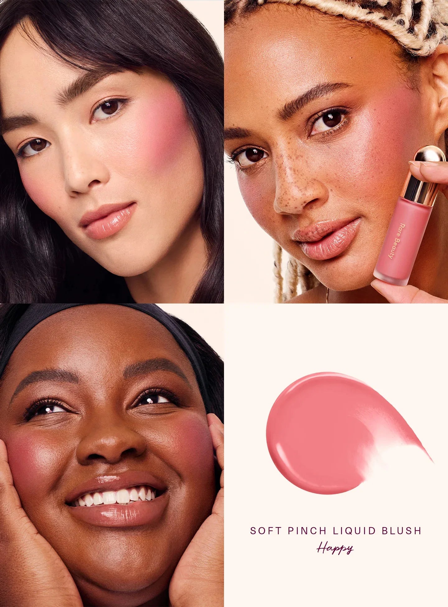 RARE Beauty Makeup Lipstick Phone Case Moisturizer Lip Gloss Lines Lasting Nourishing Ins Hope Honesty Happy Wonder Joy with Box
