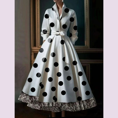 Luxury Elegant Wedding Guest Dresses for Women Polka Dot A-Line Dress Evening Party Dress 2025 Women's Formal Maxi Dresses