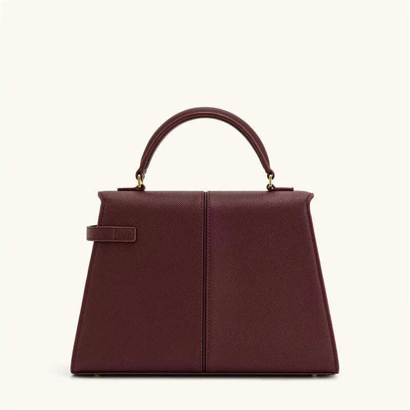 JW PEI Women's Handbag Elise Designer Fashion 2025 New Burgundy Handbag Large Square Crossbody Bag High-end Women's Bag