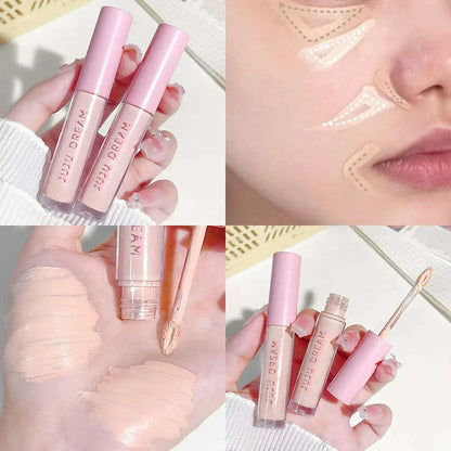 Waterproof Liquid Eyeshadow – Matte & Pearlescent, High-Pigment, Smudge-Proof, Fine Glitter, Eye Silkworm Concealer, glow
