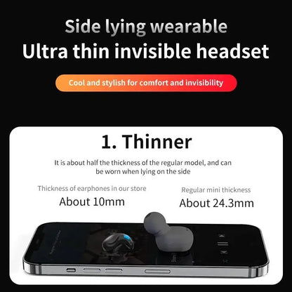X55 Earphones Wireless Bluetooth Headphones Noise Reduction Sport Game Sleep Bluetooth 5.0 Earbuds HIFI Stereo Music Headset