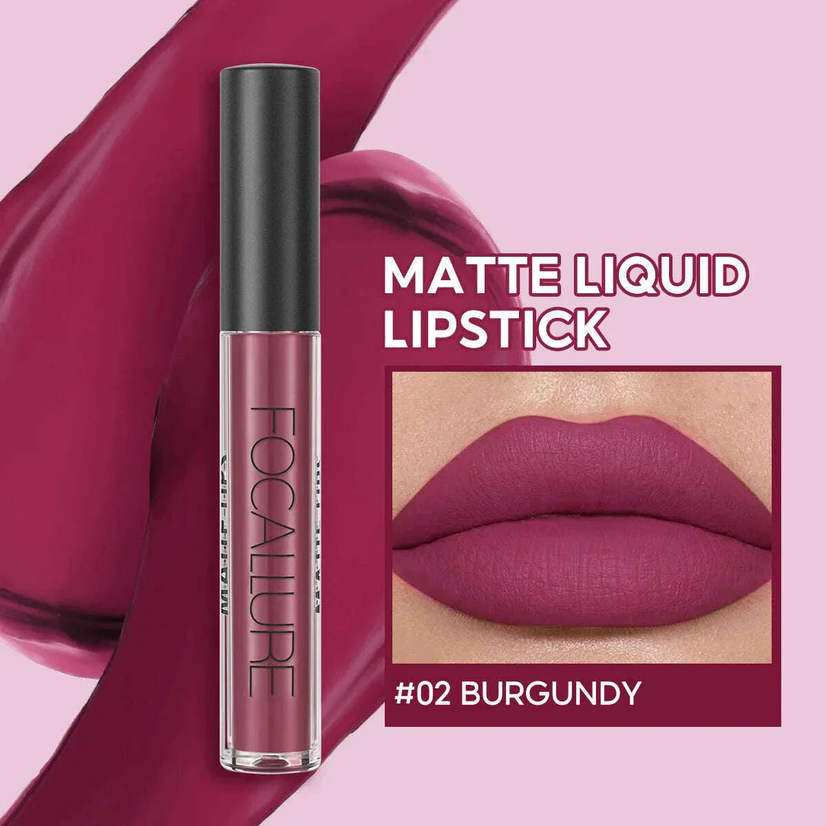 Focallure Wholesale Hot Liquid Lipgloss Matte Lipstick 37 Colors Waterproof Lip Stick Lip Tint Long Lasting Lips Makeup Woman