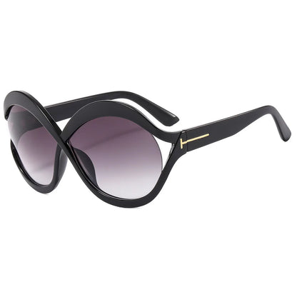 New Oversized Circular Frame Sunglasses Women Brand Designer Fashion Sun Glasses Lady Outdoor Travel Eyewear UV400 Oculos De Sol
