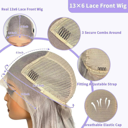 13x4 13x6 Highlight Brown Ash Blonde Colored Wigs for Women Brazilian Virgin Human Hair Loose Body Wave Wig Preplucked Hairline